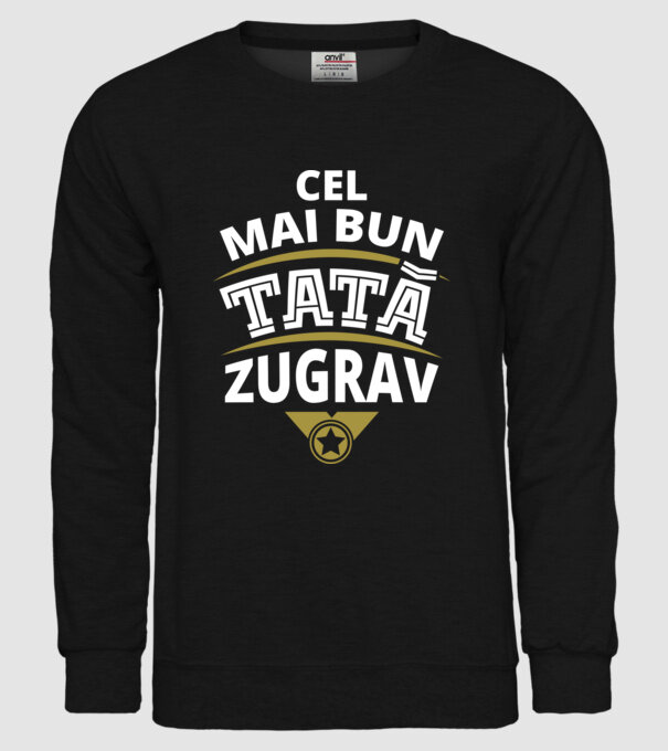 Cel mai bun tată zugrav model negru pe tricou