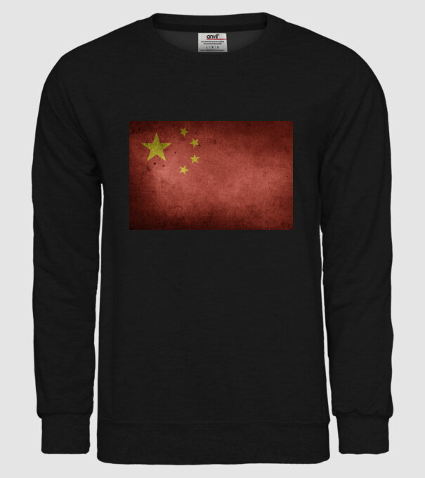 CHINA model negru pe tricou