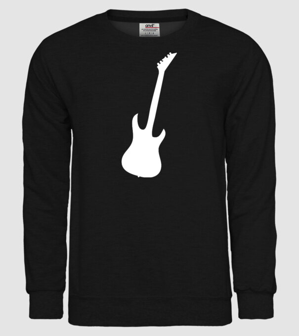 chitară model negru pe tricou