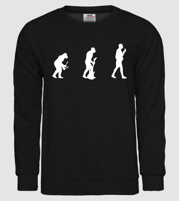 chitară evolution model negru pe tricou