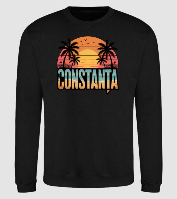 Constanța model negru pe tricou
