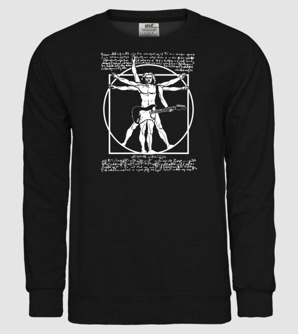 Da Vinci model negru pe tricou