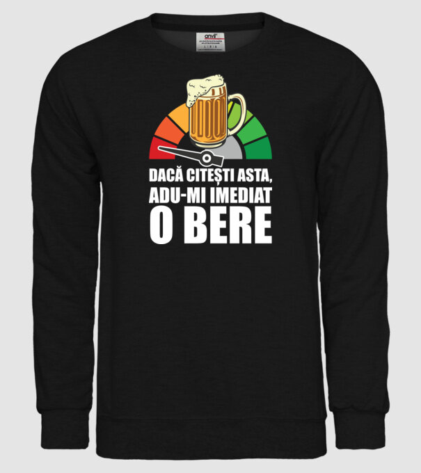 dacă citești asta, adu-mi imediat o bere model negru pe tricou