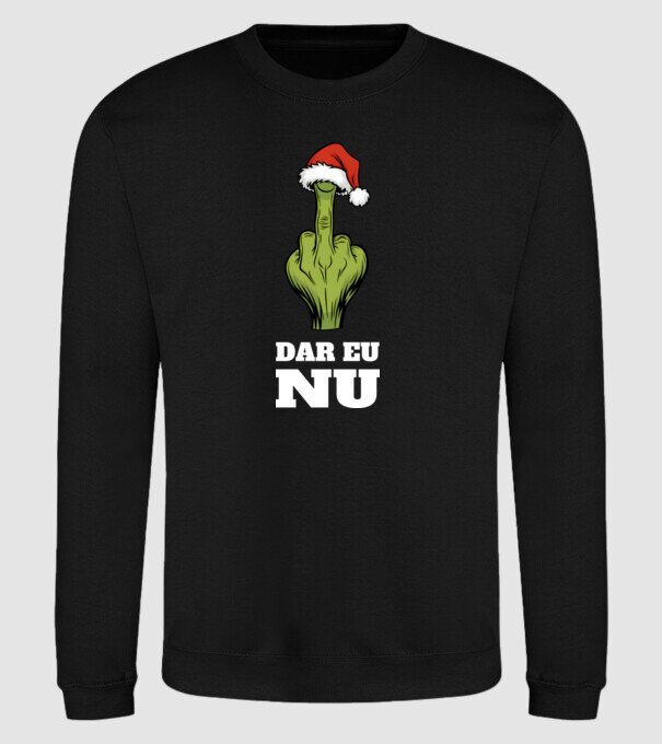 Dar eu NU Negru model negru pe tricou