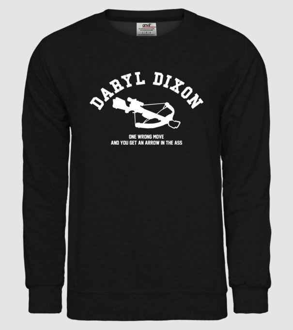 Daryl Dixon model negru pe tricou
