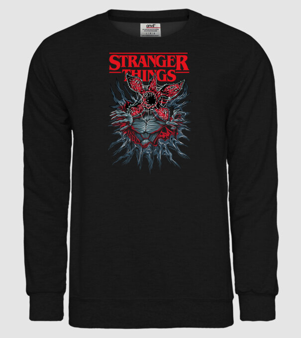 DEMOGORGON model negru pe tricou