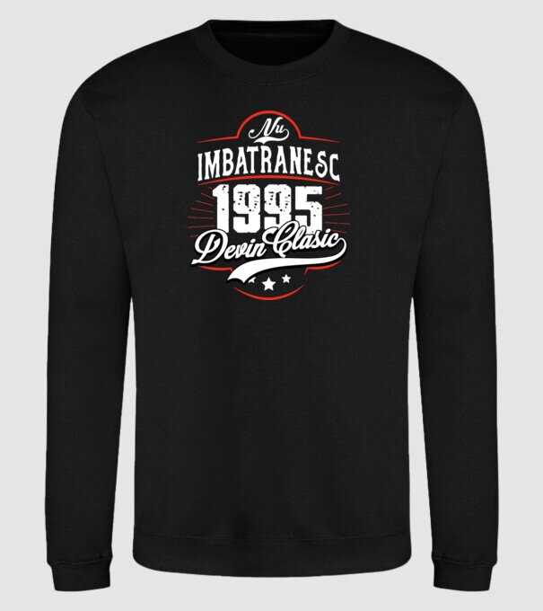 Devin Clasic - 1995 model negru pe tricou