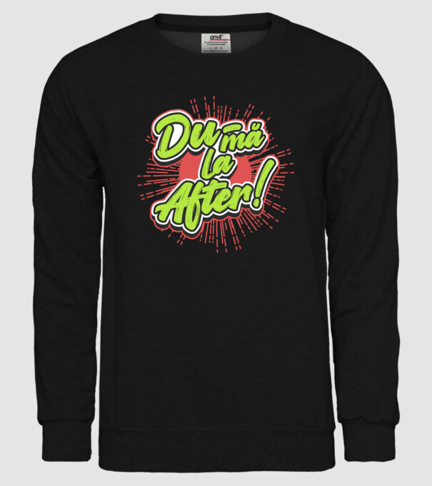Du-mă la After model negru pe tricou