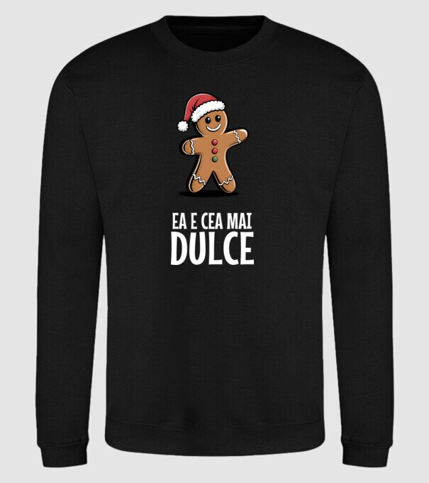 Ea e cea mai dulce Negru model negru pe tricou