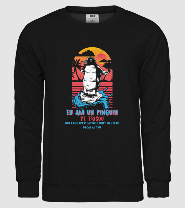 eu am un pinguin pe tricou - doar din acest motiv e mult mai tare decât al tău model negru pe tricou