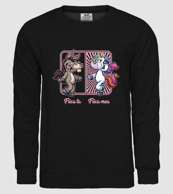 fiica ta - fiica mea model negru pe tricou