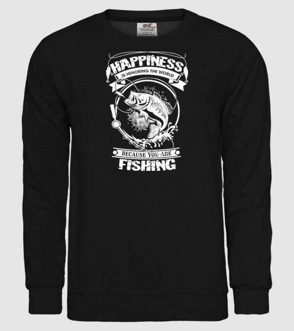 Fishing is ignoring the world model negru pe tricou