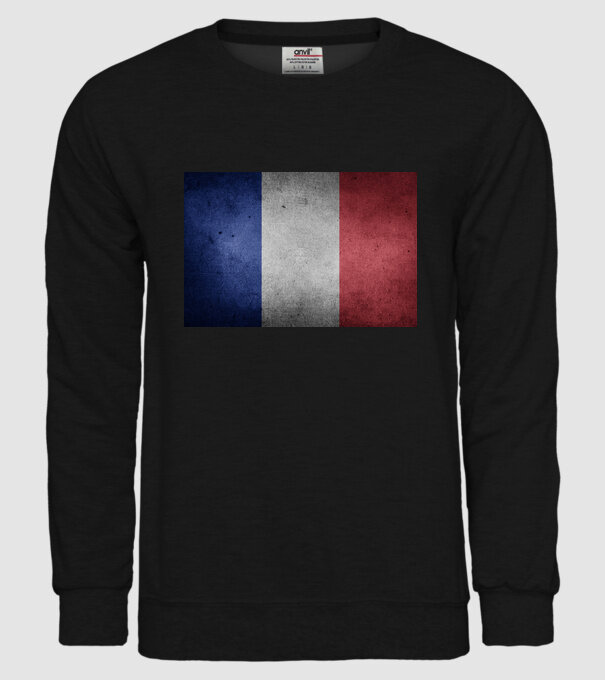 FRANCE model negru pe tricou