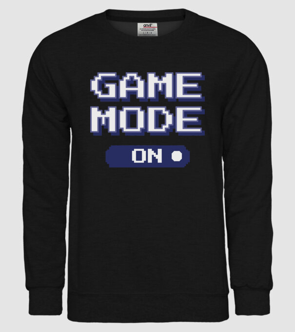 Gamer - Game mode on model negru pe tricou