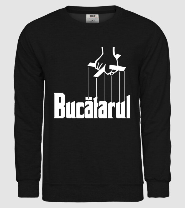 Bucătarul model negru pe tricou