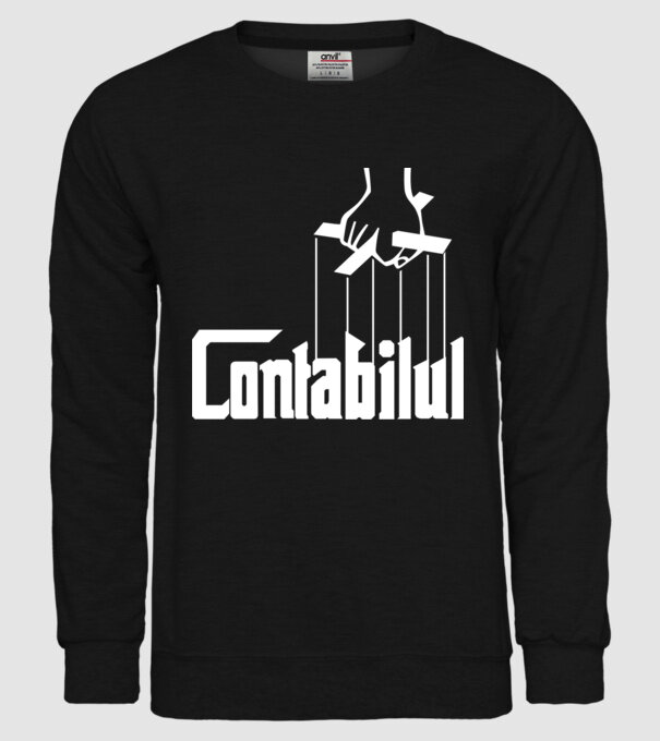 Contabilul model negru pe tricou