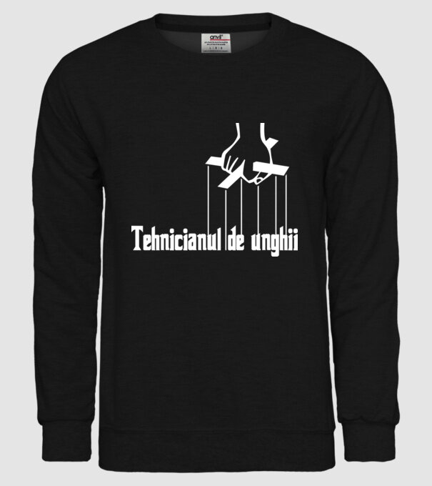 Tehnicianul de unghii model negru pe tricou