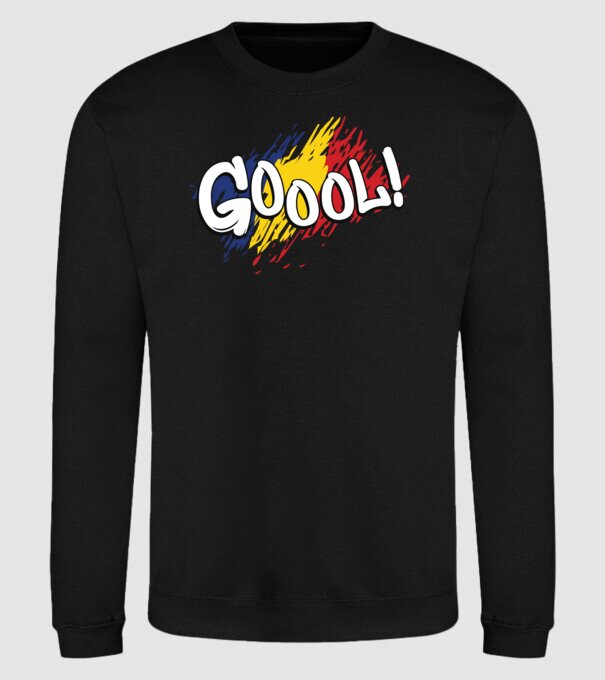 GOOOL model negru pe tricou