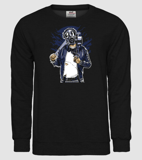 Graffiti model negru pe tricou