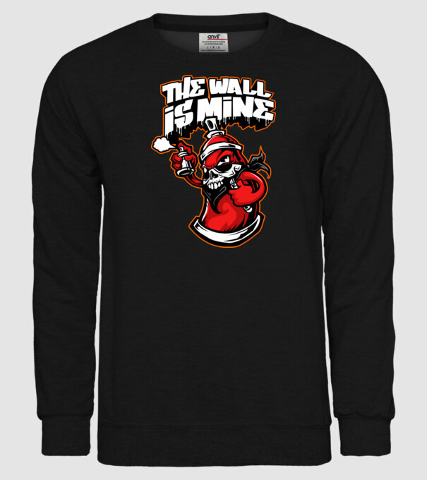 Graffiti model negru pe tricou
