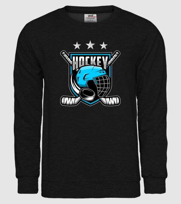 Hockey model negru pe tricou