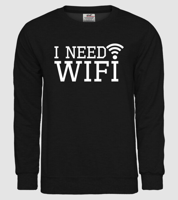 I need wifi model negru pe tricou