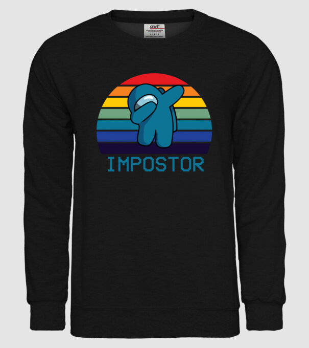 Impostor model negru pe tricou
