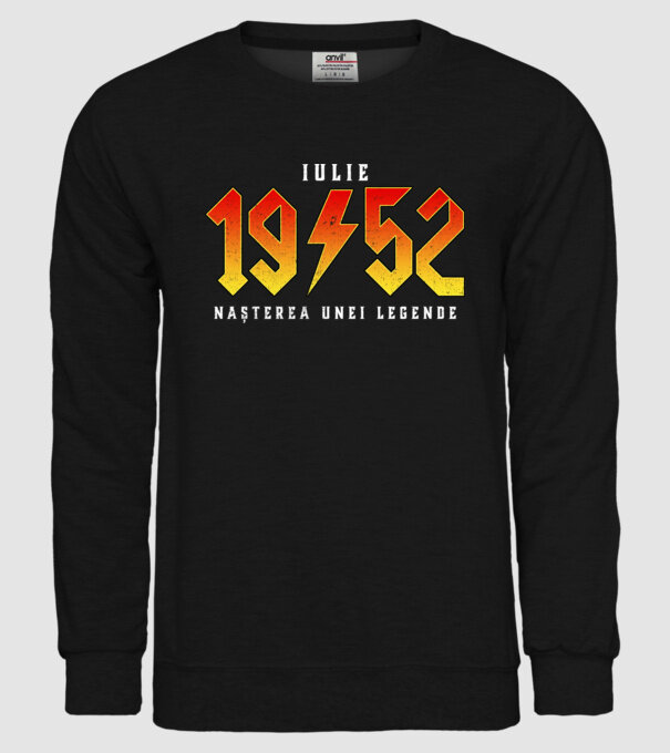 Iulie - 1952 - nașterea unei legende model negru pe tricou