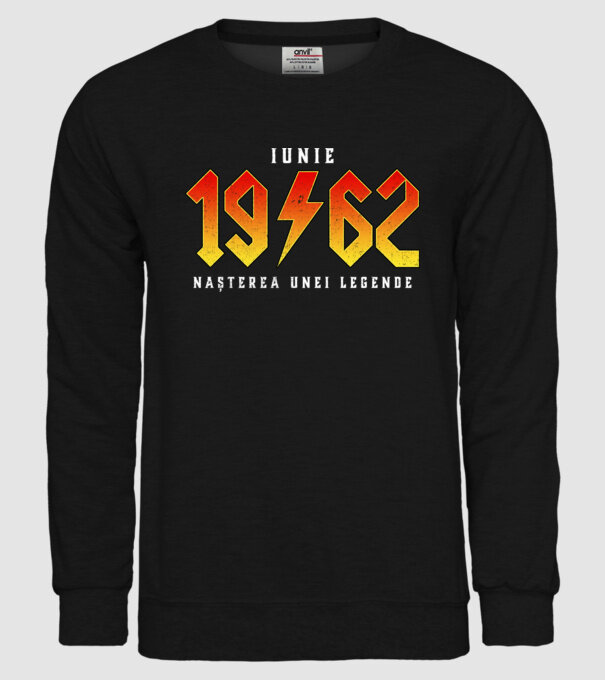 Iunie - 1962 - nașterea unei legende model negru pe tricou