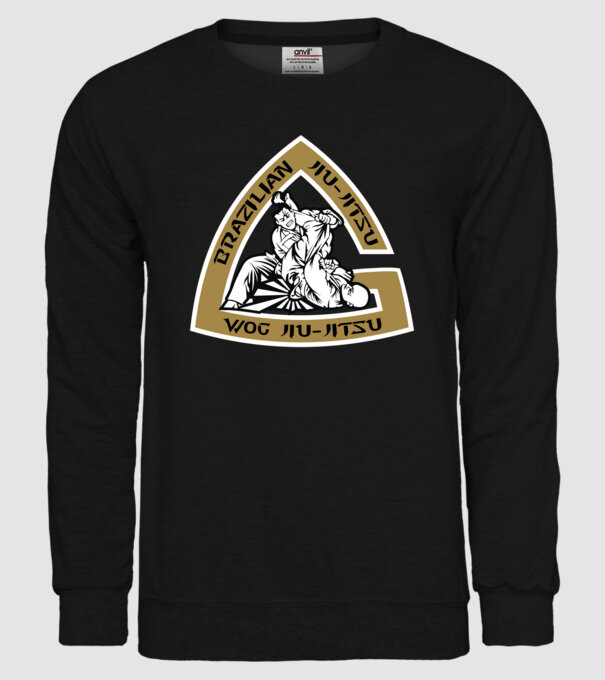Jiu Jitsu model negru pe tricou