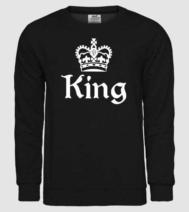 King model negru pe tricou