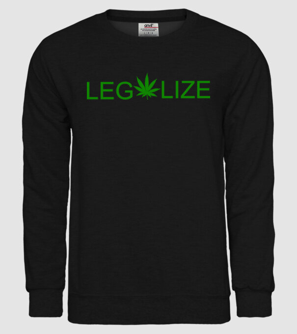 Legalize model negru pe tricou