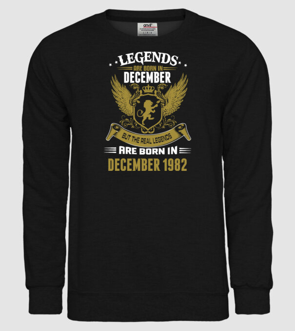 Legends born model negru pe tricou