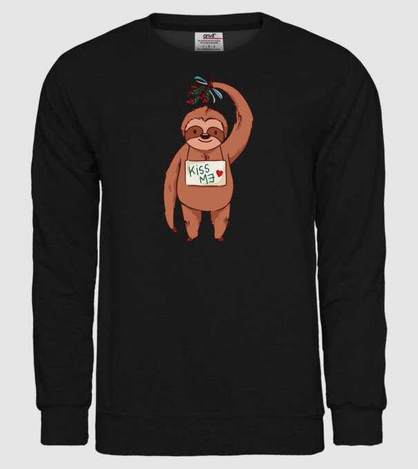 Leneș model negru pe tricou