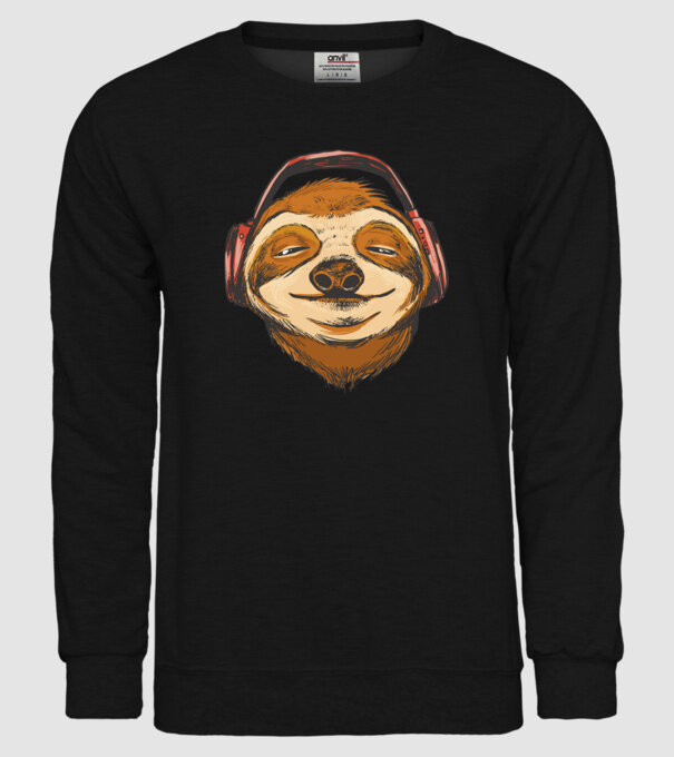 Leneș model negru pe tricou