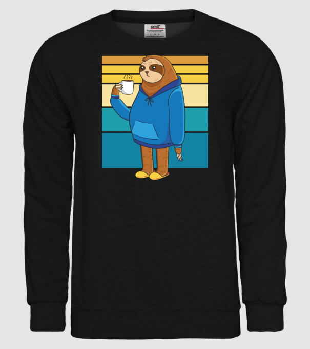Leneș model negru pe tricou