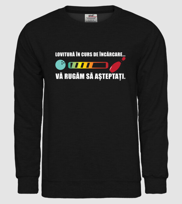 lovitură în curs de încărcare .. vă rugăm să așteptați. model negru pe tricou
