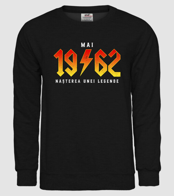 Mai - 1962 - nașterea unei legende model negru pe tricou