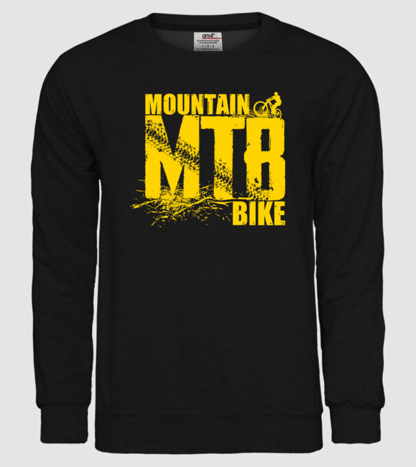 MTB model negru pe tricou