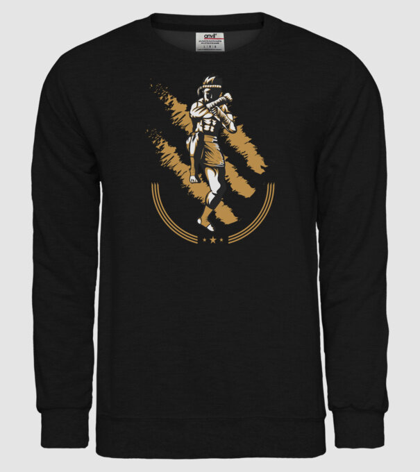 Muay Thai 2 model negru pe tricou