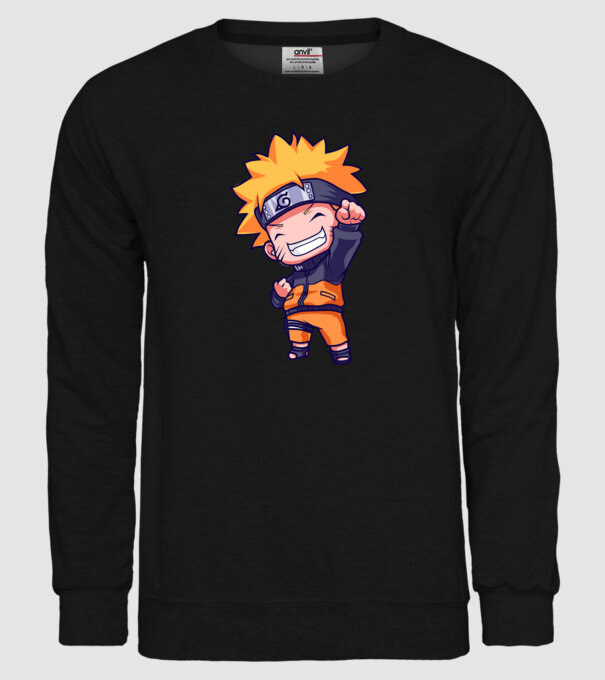 NARUTO model negru pe tricou