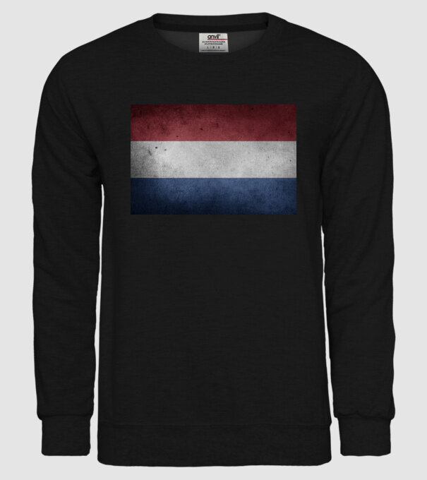 NETHERLANDS model negru pe tricou