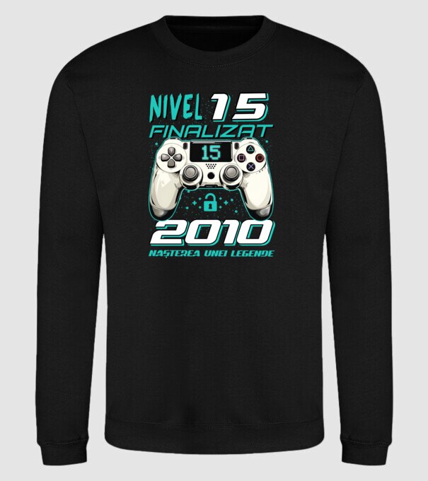 Nivel finalizat 15 2010 model negru pe tricou