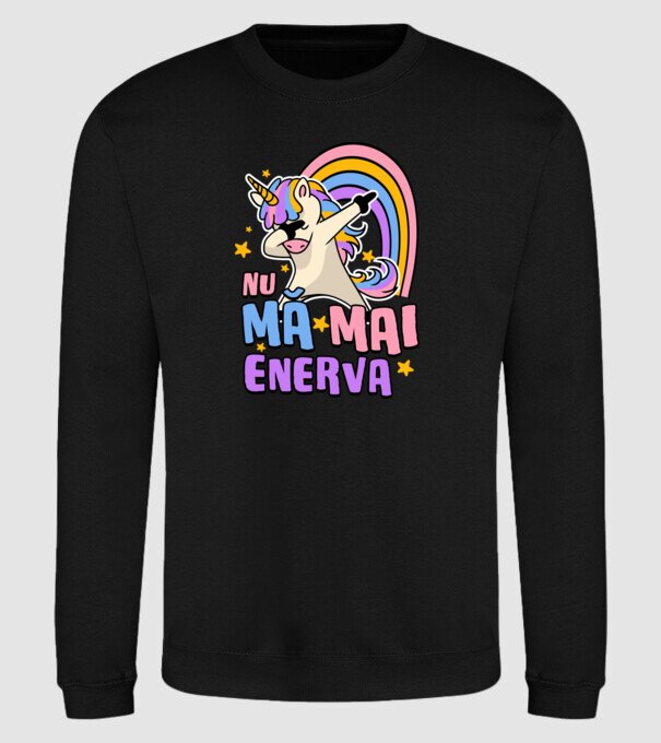 Nu mă mai enerva model negru pe tricou