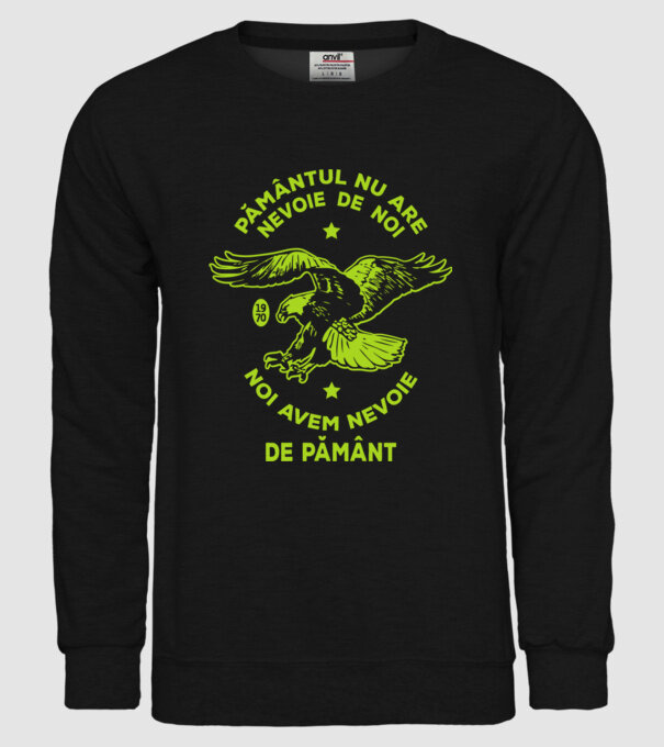 pământul nu are nevoie de noi, noi avem nevoie de Pământ - Ziua Pământului model negru pe tricou