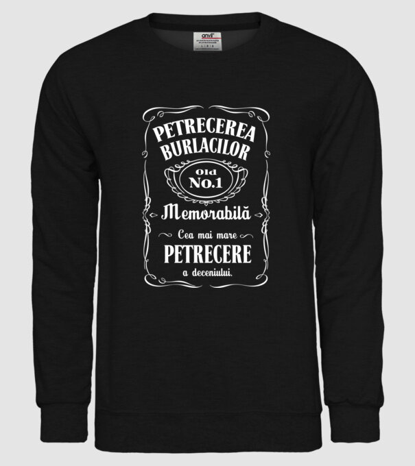 petrecerea burlacilor - memorabilă - cea mai mare petrecere a deceniului model negru pe tricou