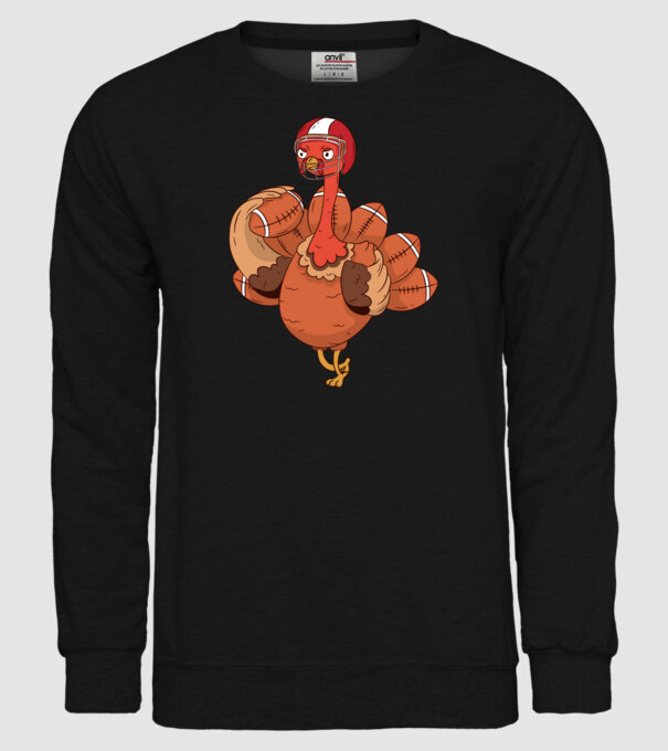 Player Turkey model negru pe tricou