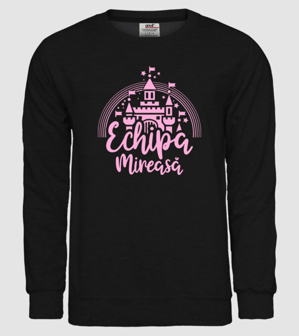 Prinţesă mireasă model negru pe tricou