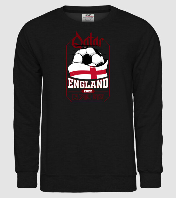 Qatar teams England model negru pe tricou