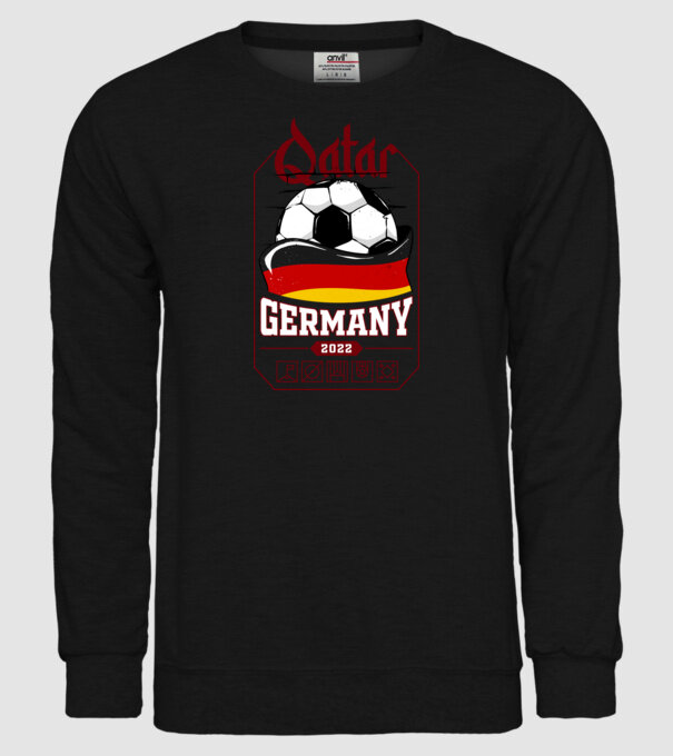 Qatar teams Germany model negru pe tricou